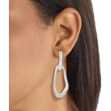 Pendientes Calvin Klein Statement Links Ovalo Acero Mujer 35000749