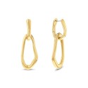 Pendientes Calvin Klein Statement Links Ovalo Acero Baño Oro Mujer 35000750