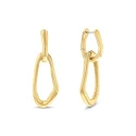 Pendientes Calvin Klein Statement Links Ovalo Acero Baño Oro Mujer 35000750