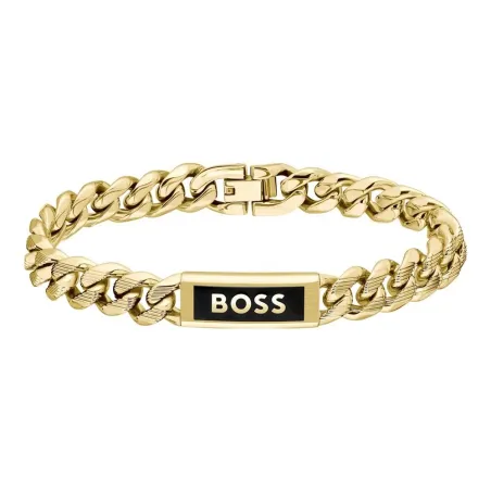 Pulsera Boss Kassy Emblem Baño Oro Hombre 1580680M