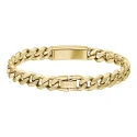 Pulsera Boss Kassy Emblem Baño Oro Hombre 1580680M