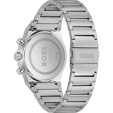 Reloj Boss Candor Plateado y Verde Cronógrafo Hombre 1514220