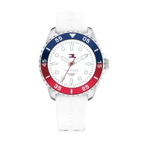Reloj Tommy Hilfiger Boys Blanco Analógico Niño 1720050