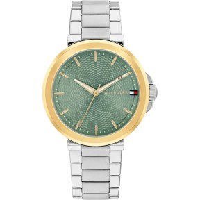 Reloj Tommy Hilfiger Lori Plateado, Dorado y Verde...