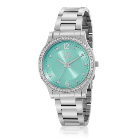 Reloj Marea Plateado y Turquesa Analógico Mujer B41372/3