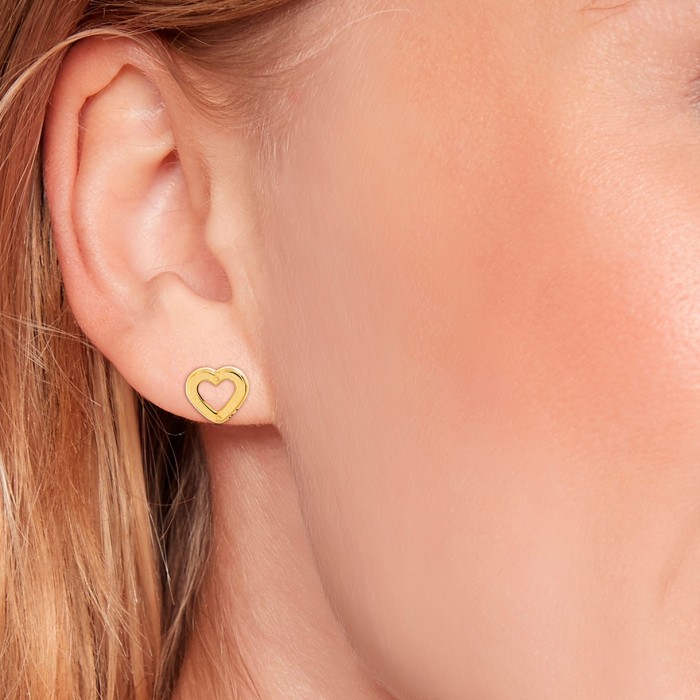 Pendientes Tommy Hilfiger Corazón Acero Baño...