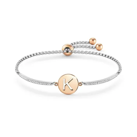 Pulsera Nomination Milleluci Acero Inoxidable y Circonitas Letra K 028007/011