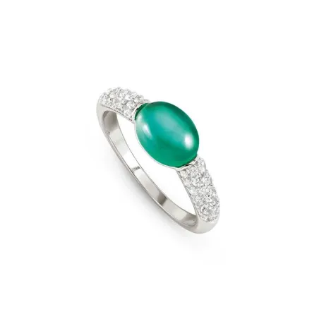 Anillo Nomination MyRadiance Plata, Circonitas Blancas y Piedra Verde 241505/041/005