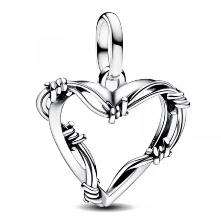 Charm Medallón Pandora Corazón de Alambre 793449C00