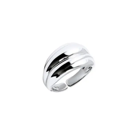 Anillo Vidal&Vidal Curva Baño Plata X279331214