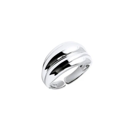 Anillo Vidal&Vidal Curva Baño Plata X279331214