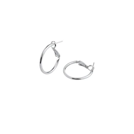 Pendientes Vidal&Vidal Aro Redondeado Baño Plata Q2776C