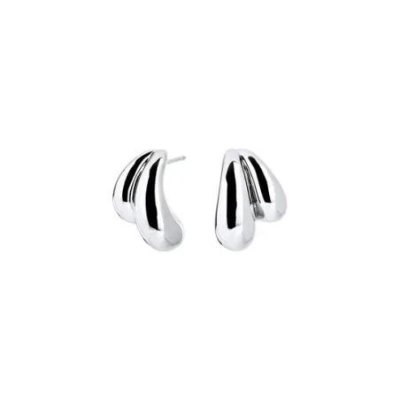 Pendientes Vidal&Vidal Big Drop Baño Plata Q3865