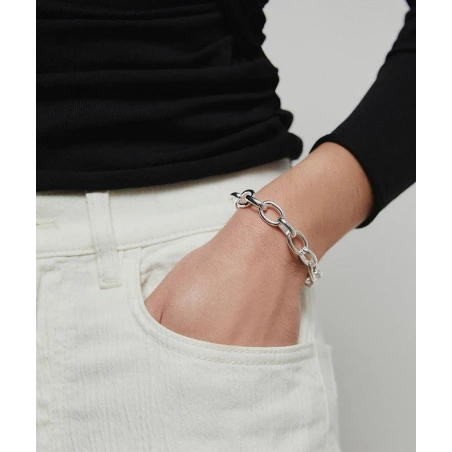 Pulsera Vidal&Vidal Izzy Eslabones Baño Plata X2789017