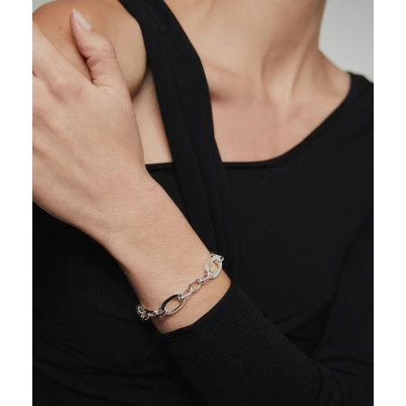 Pulsera Vidal&Vidal Carina Eslabones Baño Plata X2789117