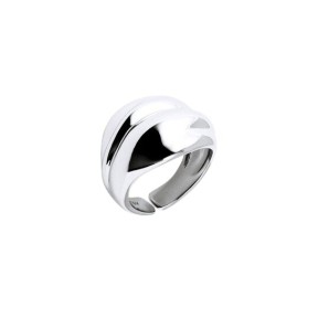 Anillo Vidal&Vidal Curva Maxi Baño Plata X279351214