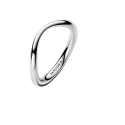 Anillo Pandora Banda Forma Orgánica Plata 193314C00