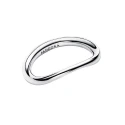 Anillo Pandora Banda Forma Orgánica Plata 193314C00