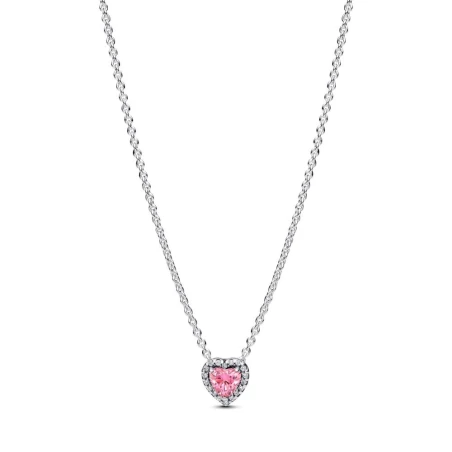 Gargantilla Pandora Corazón Rosa Elevado 398425C02-45
