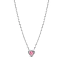 Gargantilla Pandora Corazón Rosa Elevado 398425C02-45