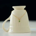 Collar Corto Victoria Cruz Bonjour Plata Baño Rodio y Cristales blancos y Rosa A5217-04HG