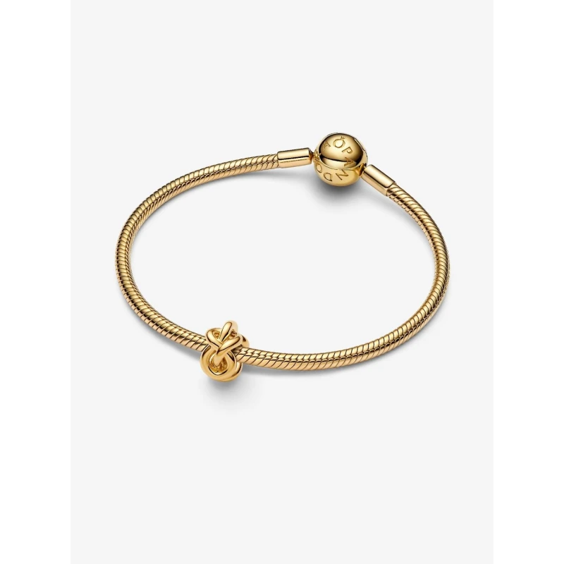 Charm Pandora Nudo Infinito Baño Oro 763755C00