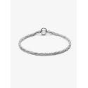 Pulsera Pandora Moments Cadena de Serpiente Trenzada 593757C00