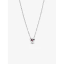 Gargantilla Pandora Corazón Rosa Elevado 398425C02-45
