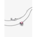 Gargantilla Pandora Corazón Rosa Elevado 398425C02-45