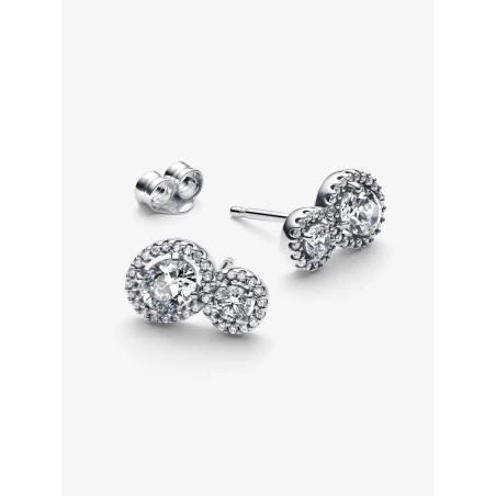 Pendientes Pandora Abrazo Halo 293774C01