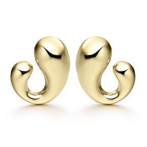 Pendientes Itemporality Aro Abierto Redondeado Plata Baño...