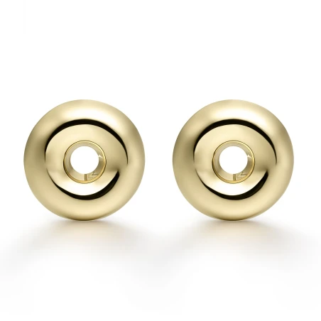 Pendientes Itemporality Doble Círculo Plata Baño Oro SEA-200-422-UU