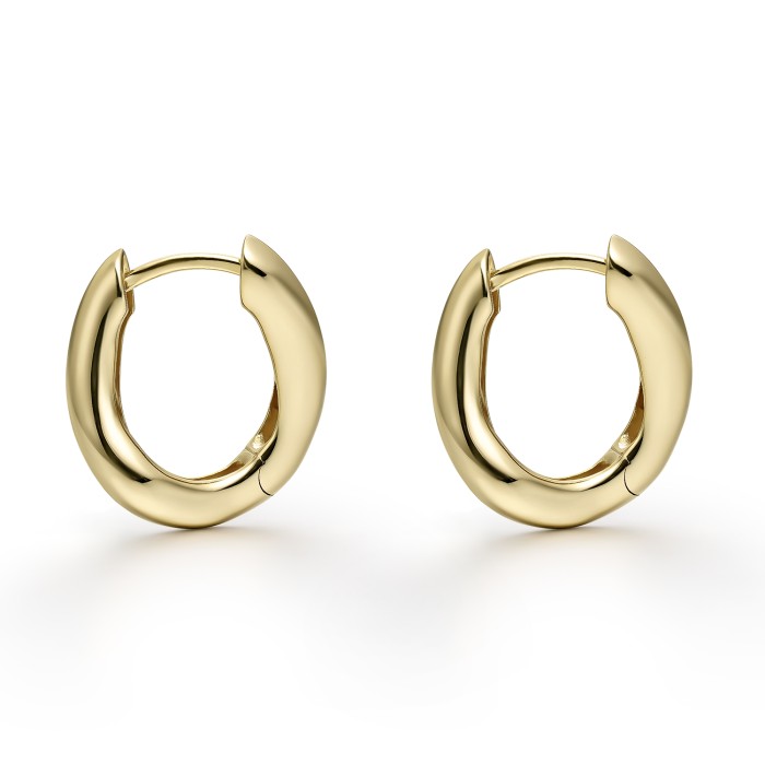 Pendientes Itemporality Aros Desiguales Plata...