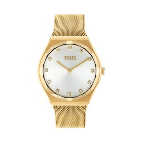 Reloj TOUS Karat Round Mesh Dorado Analógico Mujer...