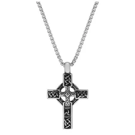 Gargantillla Cruz Acero Hombre 432350