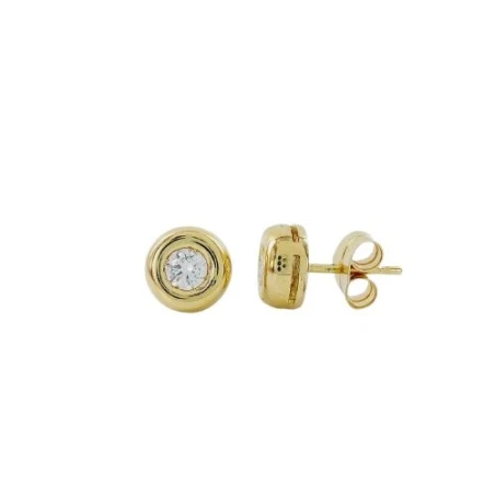 Pendientes Chatón Oro Amarillo y Diamantes 0,235 ct 03412060PFA7