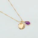 Collar Largo Agatha Paris Talismans Baño Oro 02680233-157-TU