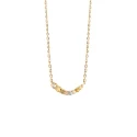 Gargantilla PdPaola Rainbow Plata Baño Oro y Circonitas Multicolor CO01-859-U