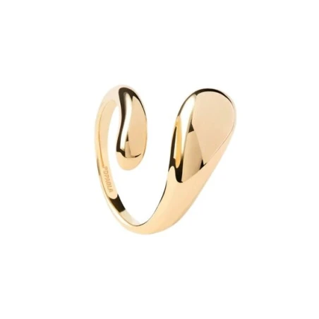 Anillo PdPaola Orbit Plata Baño Oro AN01-D74