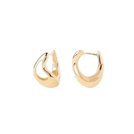 Pendientes PdPaola Aros Tempo Plata Baño Oro AR01-D42-U