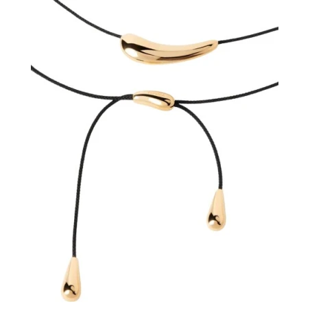 Collar PdPaola Orbit Cordón y Plata Baño Oro CO01-A18-U