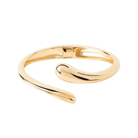 Brazalete PdPaola Orbit Plata Baño Oro PU01-942