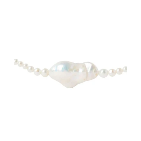 Collar PdPaola La Perla Plata Baño Oro CO01-A63