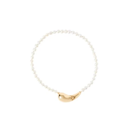 Pulsera PdPaola La Perla Essentials Gota Plata Baño Oro PU01-960