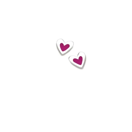 Pendientes Agatha Ruiz de la Prada Minicharms Corazón Fucsia 010MCH