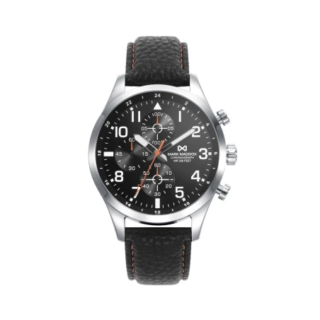 Reloj Mark Maddox Plateado y Negro Cronógrafo Hombre HC0129-54