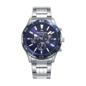 Reloj Mark Maddox Plateado y Azul Cronógrafo Hombre HM1017-36