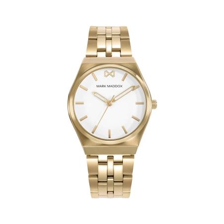 Reloj Mark Maddox Dorado y Blanco Analógico Mujer MM0141-07