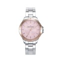 Reloj Mark Maddox Plateado y Rosa Analógico Mujer MM1018-77