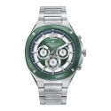 Reloj Mark Maddox Plateado y Verde Cronógrafo HM1021-65